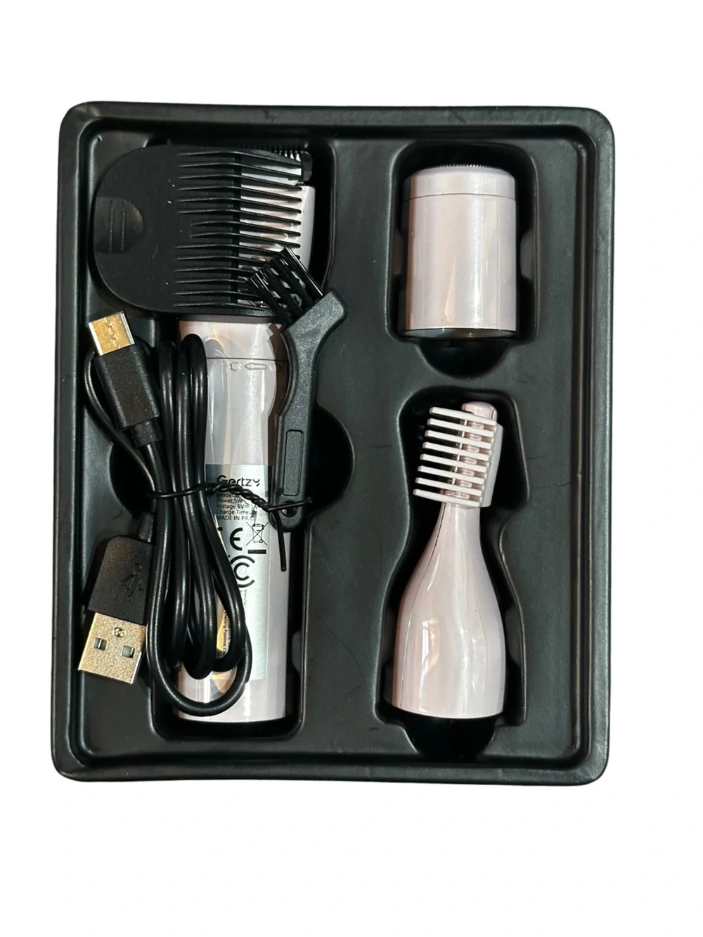Set of 3 in 1 Women's Electric Hair Removal Device USB Rechargeable NIB